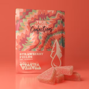 Strawberry Fields 4x50 THC Vegan Gummies