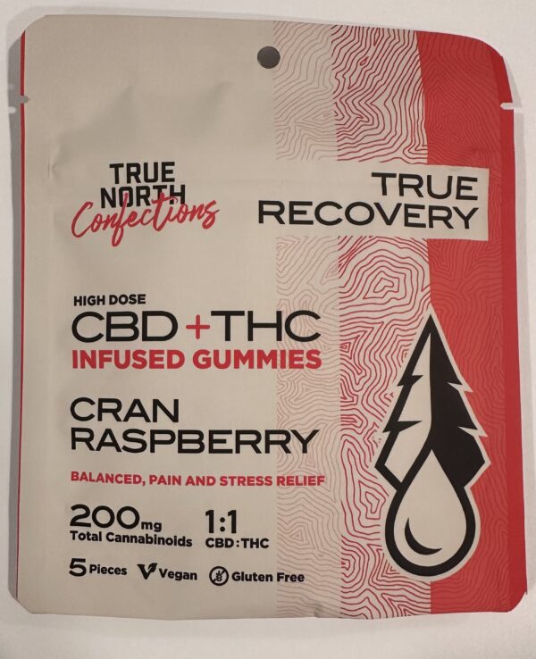 Full Spectrum Raspberry Cran Raspberry Full Spectrum 4×50 THC Gummies – Xhale Cannabis Company