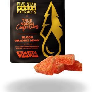 Blood Orange Moon 4x50 THC Vegan Gummies