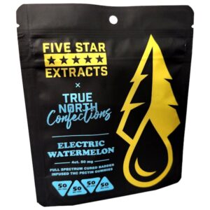 Electric Watermelon 4x50 THC Vegan Gummies