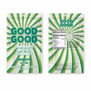 GOOD GOOD GREEN APPLE 4x50 THC Gummies