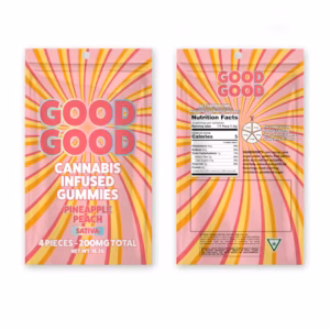 GOOD GOOD PINEAPPLE PEACH 4x50 THC Gummies