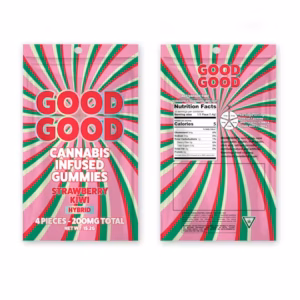 GOOD GOOD STRAWBERRY KIWI 4x50 THC Gummies