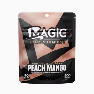 Magic Edibles - Peach Mango Gummies 200MG