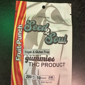 SEED 2 SOUL | FRUIT PUNCH | HYBRID | GUMMIES | 200MG