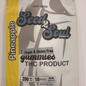 SEED 2 SOUL | PINEAPPLE | HYBRID | GUMMIES | 200MG