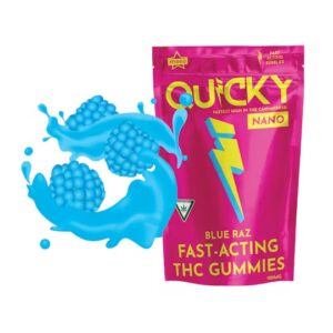Quicky Gummies - Blue Raz (Hybrid) - 200mg