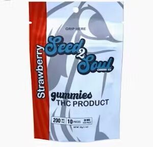 SEED 2 SOUL | STRAWBERRY | HYBRID | GUMMIES | 200MG