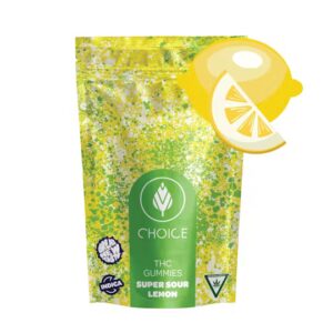 Choice - 100mg Gummies - Super Sour Lemon (Indica)