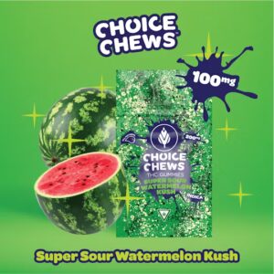 Choice - Gummies - Super Sour Watermelon Kush - 10mg